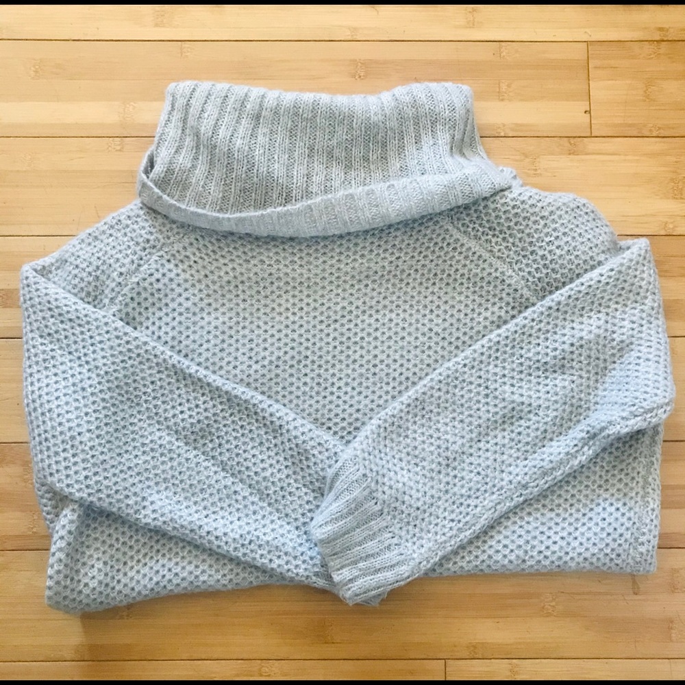 DKNYC Cowl Neck — 3/4 Sleeve, Long sweater